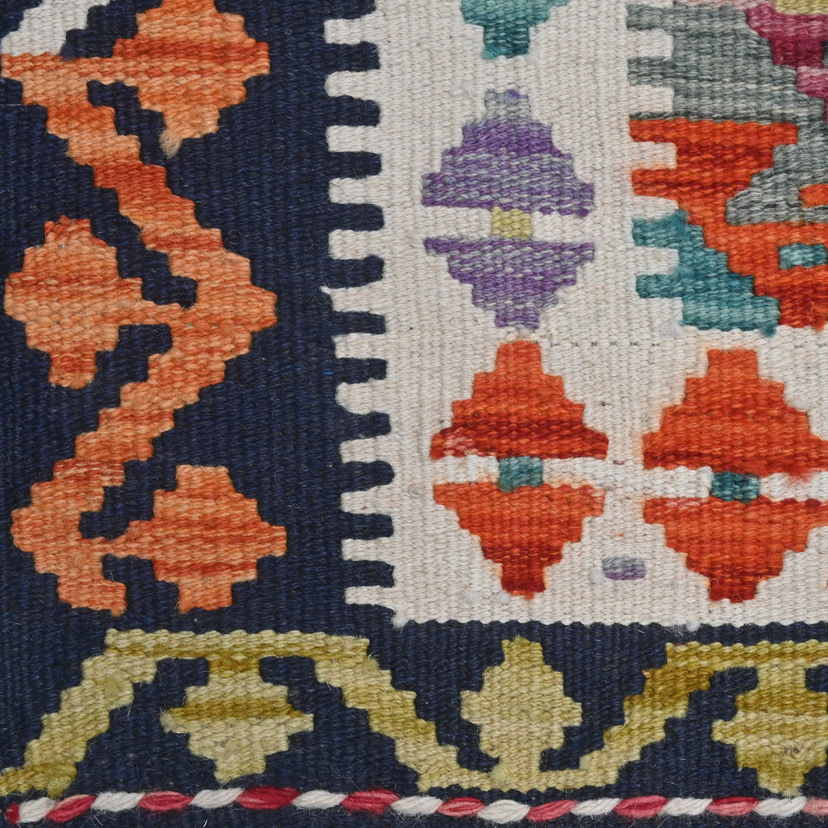 Linnen Vloerkleed Guru-Shop Kilim Tapijt 160x90 Cm - Handgeweven Linnen - Oosters Patroon - Bruin Etnisch Vloerkleed Oriëntaals Tapijt 160x90 Cm