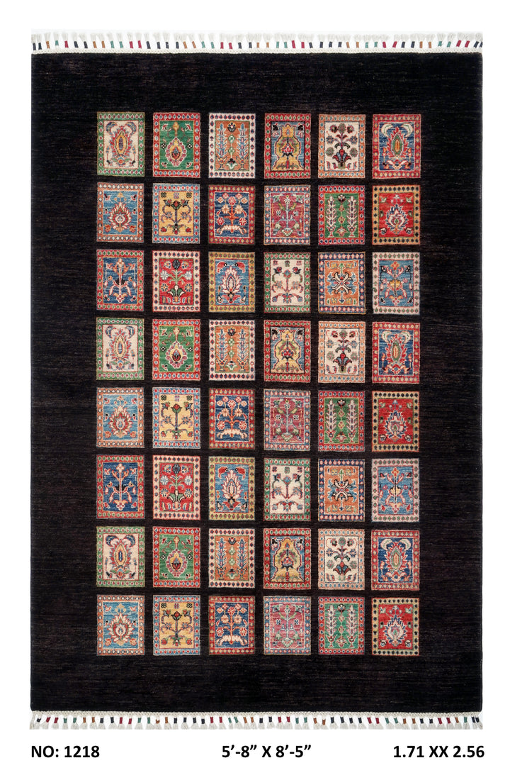 Khurjin Handmade Rug 5.8X8.5 FT