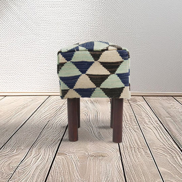 Handmade Afghani Ottoman Stool Small