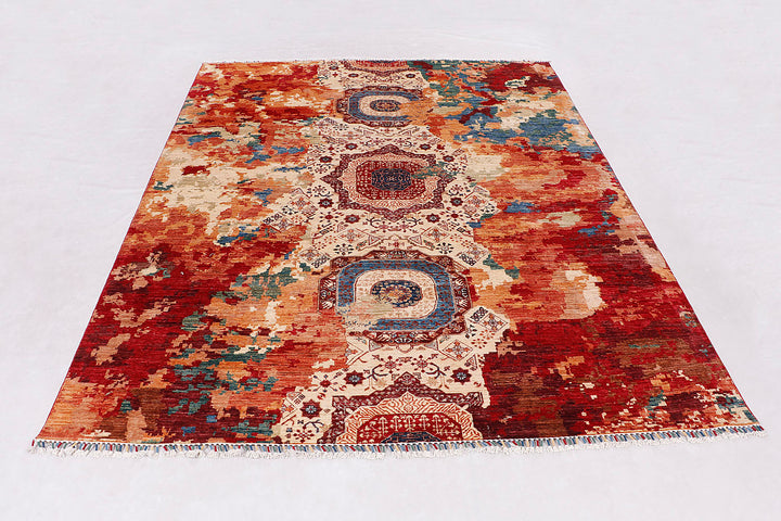 Earse Mamlook Handmade Rug 8x10 Ft