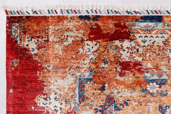 Earse Mamlook Handmade Rug 7.10x5.8 Ft