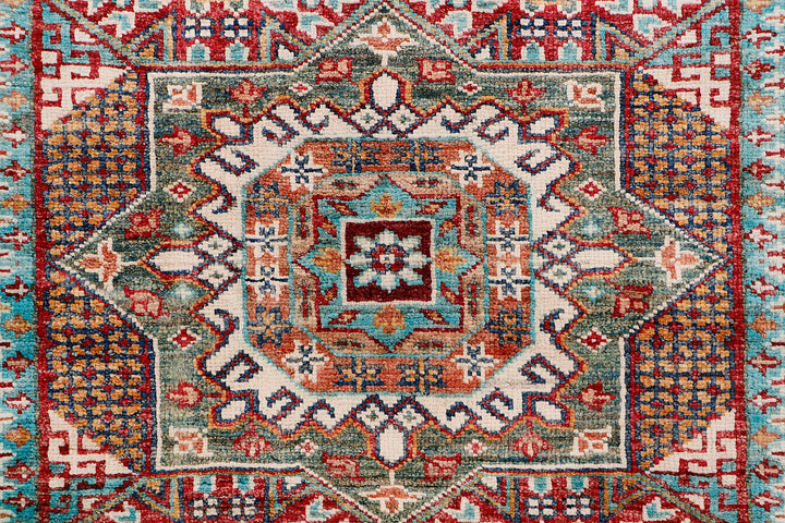 Fine Mamlook Handmade Rug 9.7x2.10 Ft