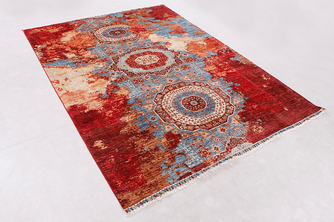 Earse Mamlook Handmade Rug 7.8x5.8 Ft