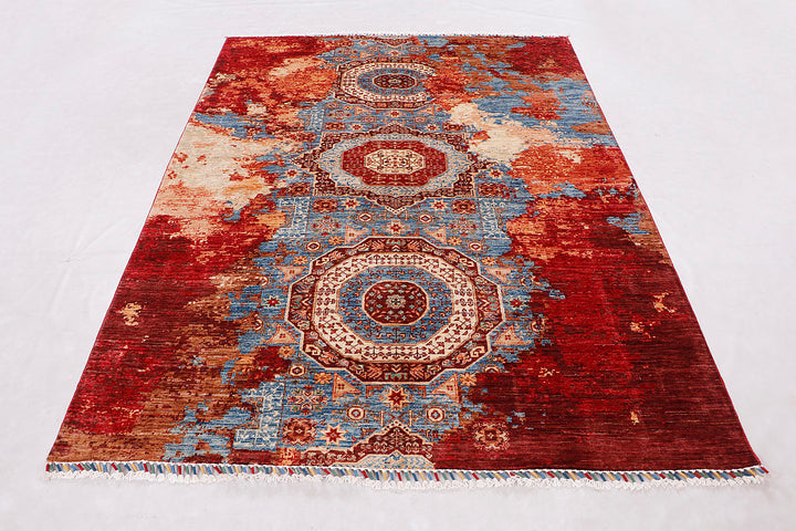 Earse Mamlook Handmade Rug 7.8x5.8 Ft