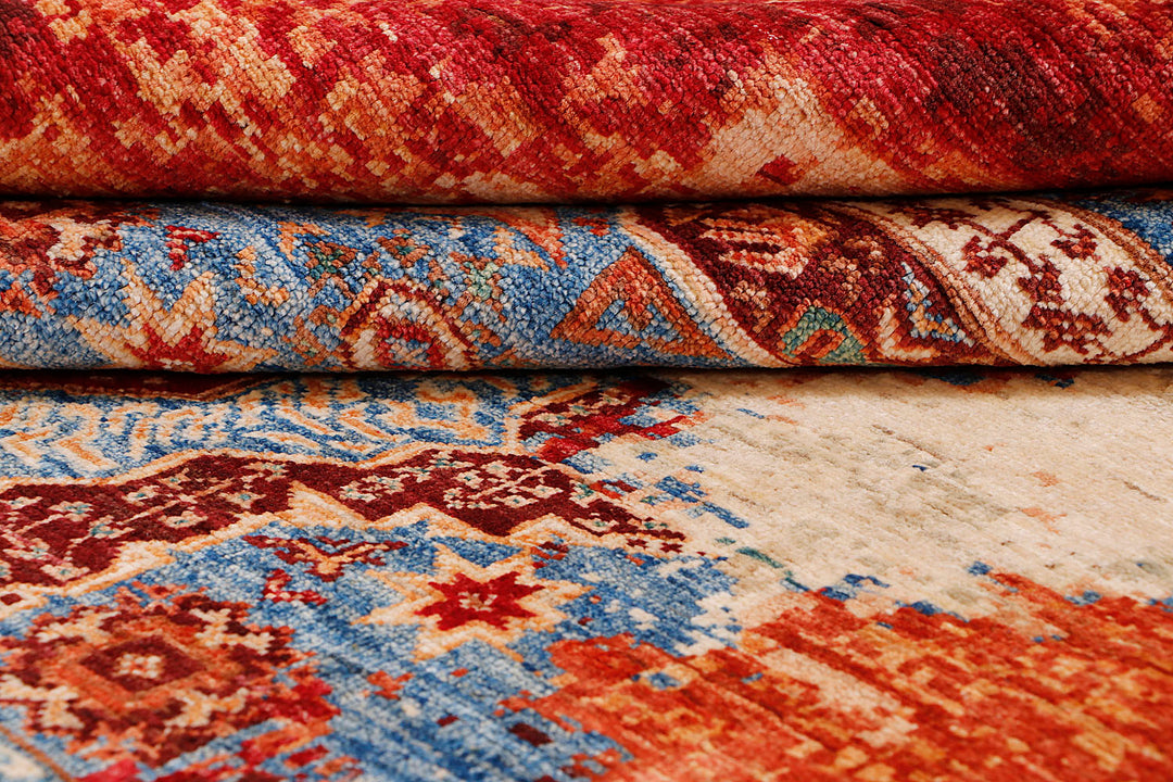 Earse Mamlook Handmade Rug 7.8x5.8 Ft