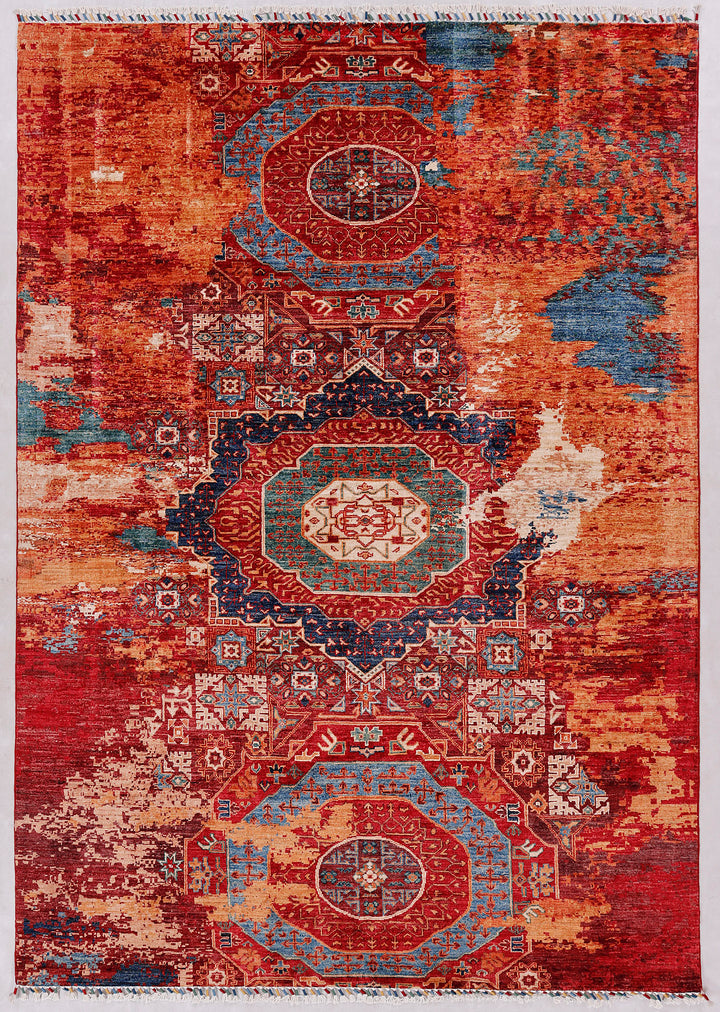 Earse Mamlook Handmade Rug 6x8 Ft