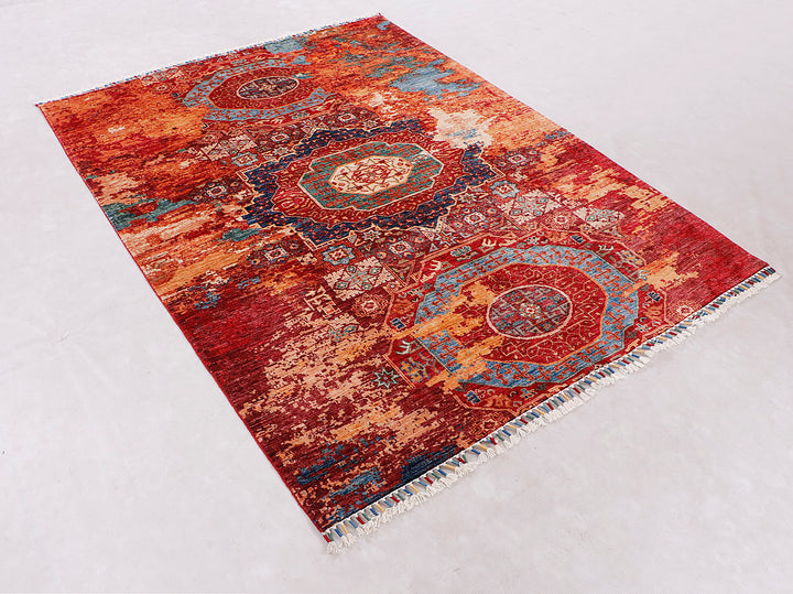 Earse Mamlook Handmade Rug 5x7 Ft