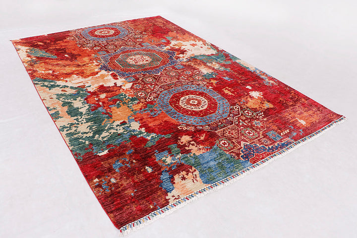 Earse Mamlook Handmade Rug 9.11x6.10 Ft