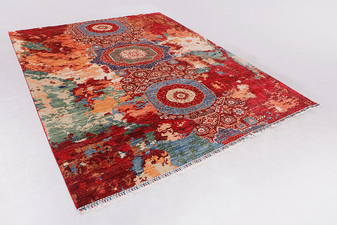 Earse Mamlook Handmade Rug 8x12 Ft