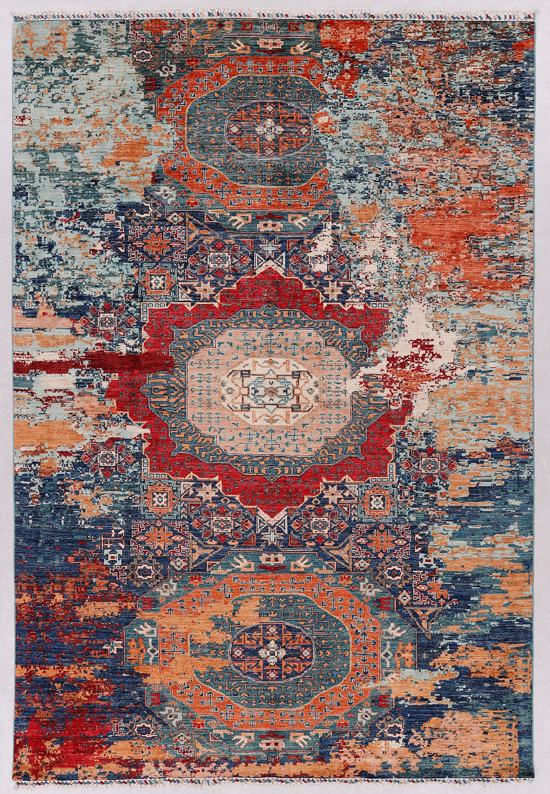 Earse Mamlook Handmade Rug 7x10 Ft