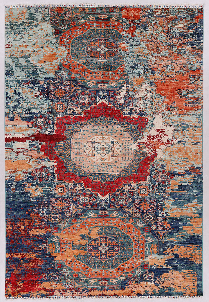 Earse Mamlook Handmade Rug 7x10 Ft