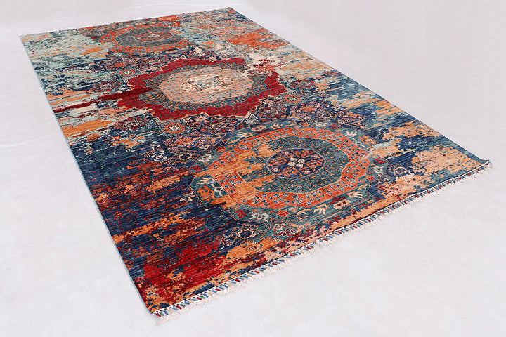 Earse Mamlook Handmade Rug 7x10 Ft