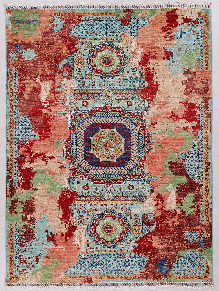 Earse Mamlook Handmade Rug 6.7x5.10 Ft