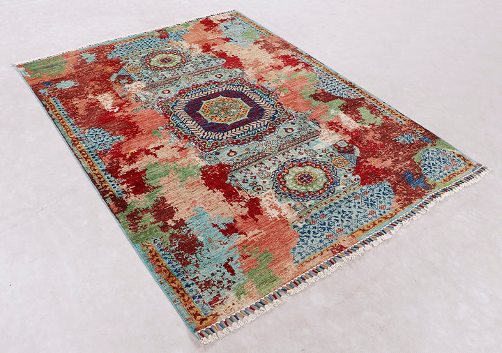 Earse Mamlook Handmade Rug 6.7x5.10 Ft