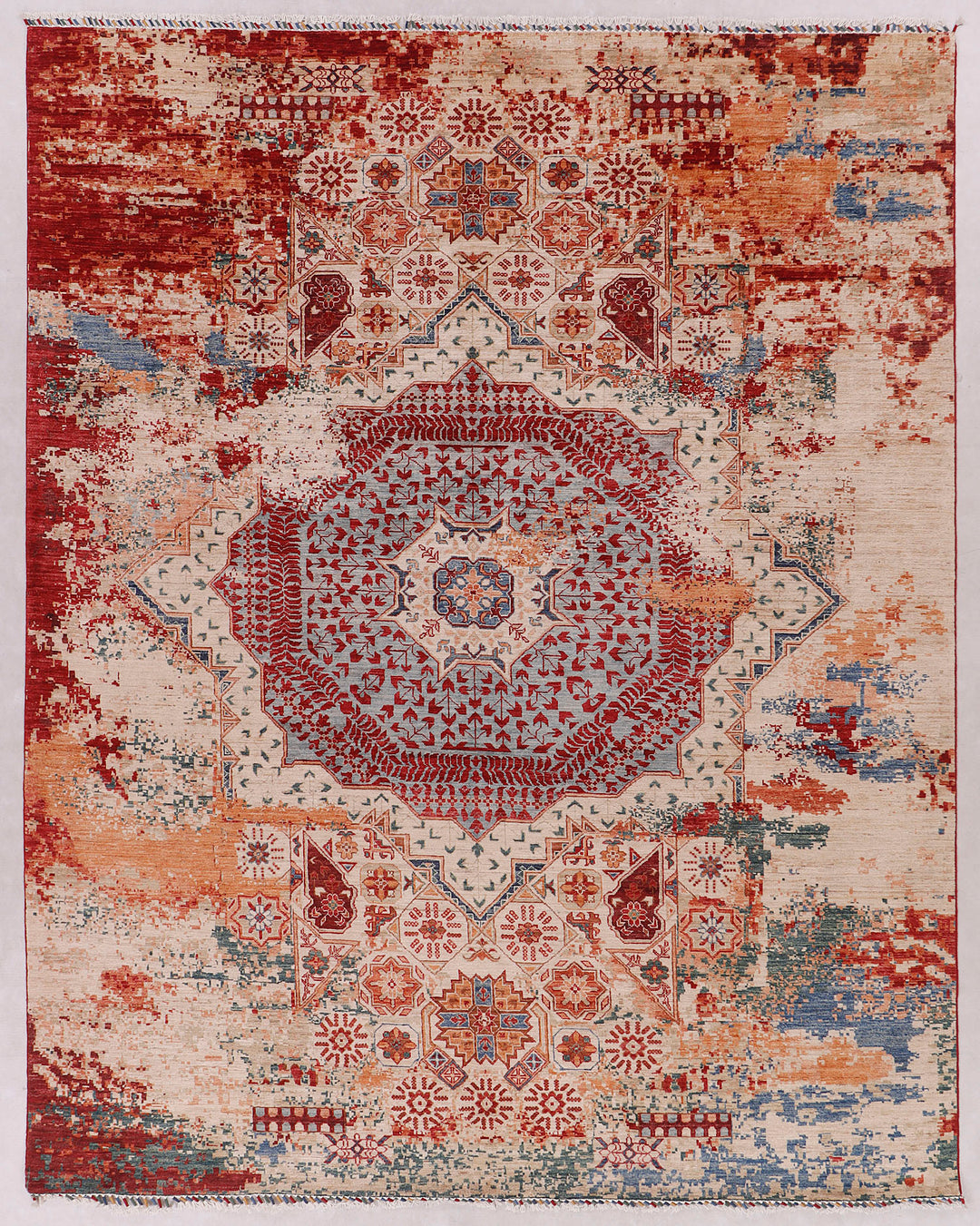 Earse Mamlook Handmade Rug 10x8.10 Ft