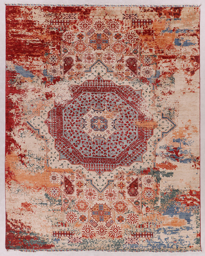 Earse Mamlook Handmade Rug 10x8.10 Ft