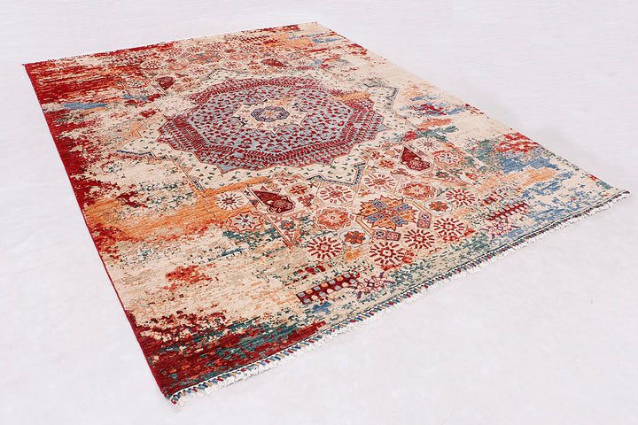 Earse Mamlook Handmade Rug 10x8.10 Ft