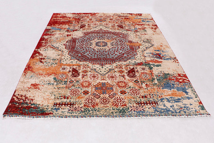 Earse Mamlook Handmade Rug 10x8.10 Ft