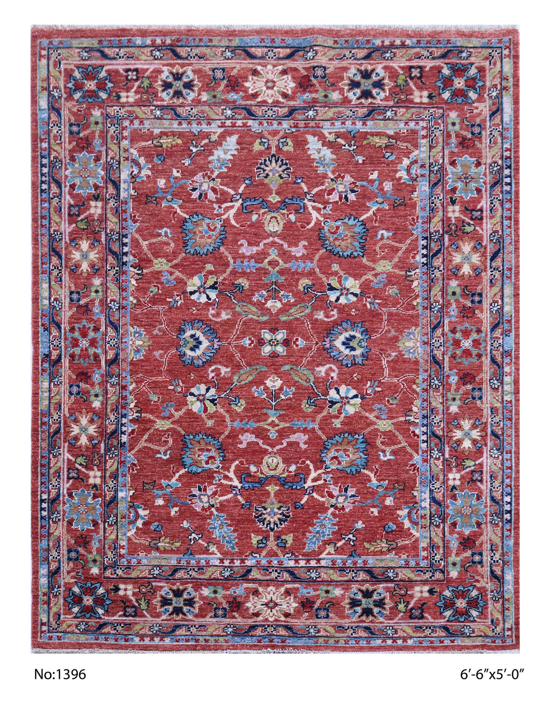Khurjin Rich Handmade Rug 6.6X5 FT