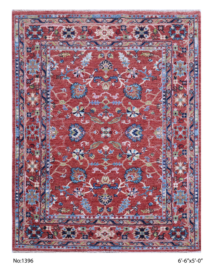 Khurjin Rich Handmade Rug 6.6X5 FT