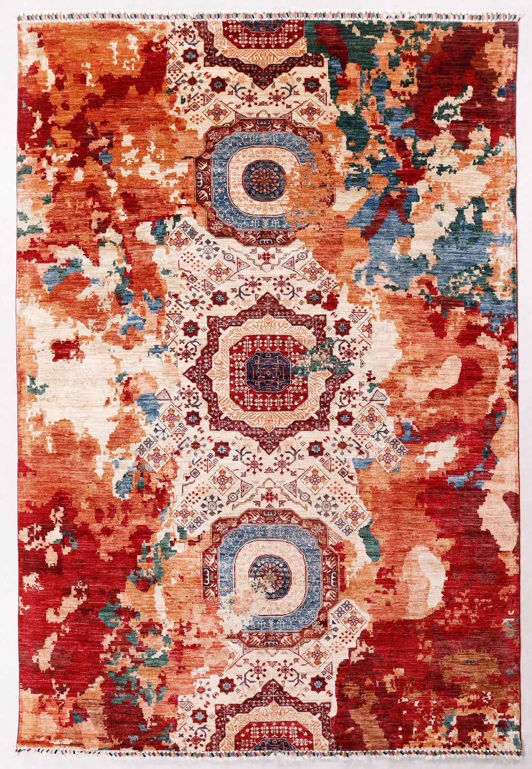 Earse Mamlook Handmade Rug 10x6.11 Ft