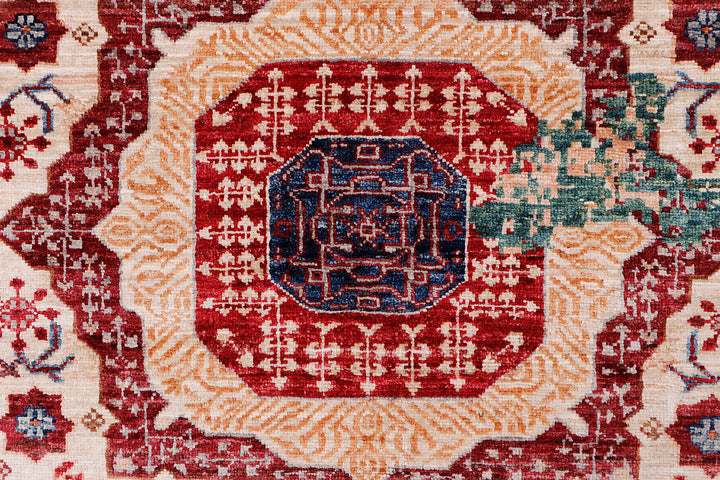 Earse Mamlook Handmade Rug 10x6.11 Ft