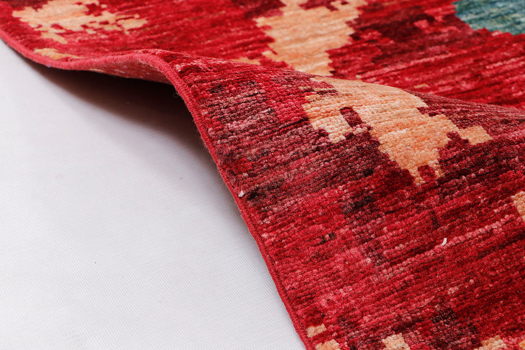 Earse Mamlook Handmade Rug 10x6.11 Ft