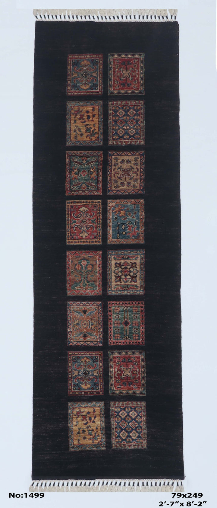 Khurjin Handmade Rug 2.7X8.2 FT