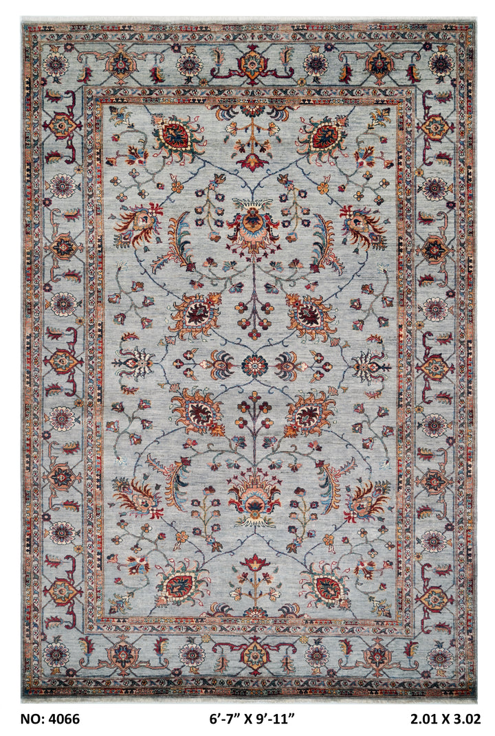 Khurjin Handmade Rug 13.7X9.11 FT