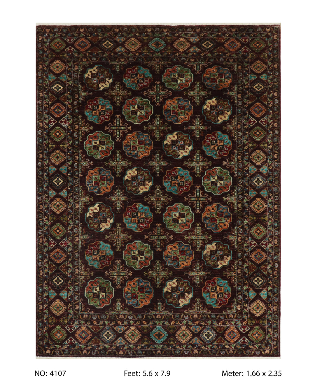 Khurjin Traditional Handmade Rug 5.6X7.9 FT