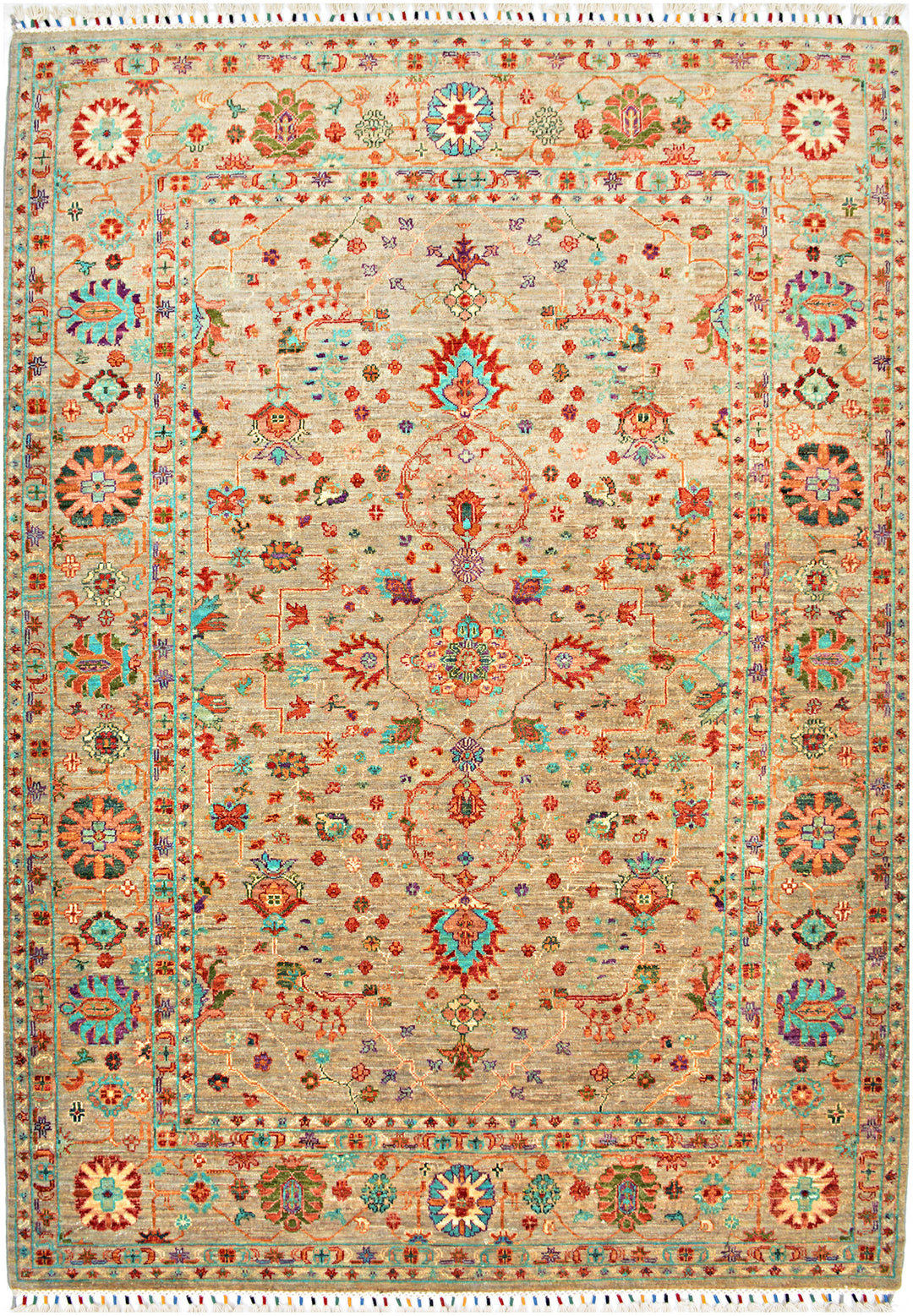 Khurjin Handmade Rug 5x8 FT