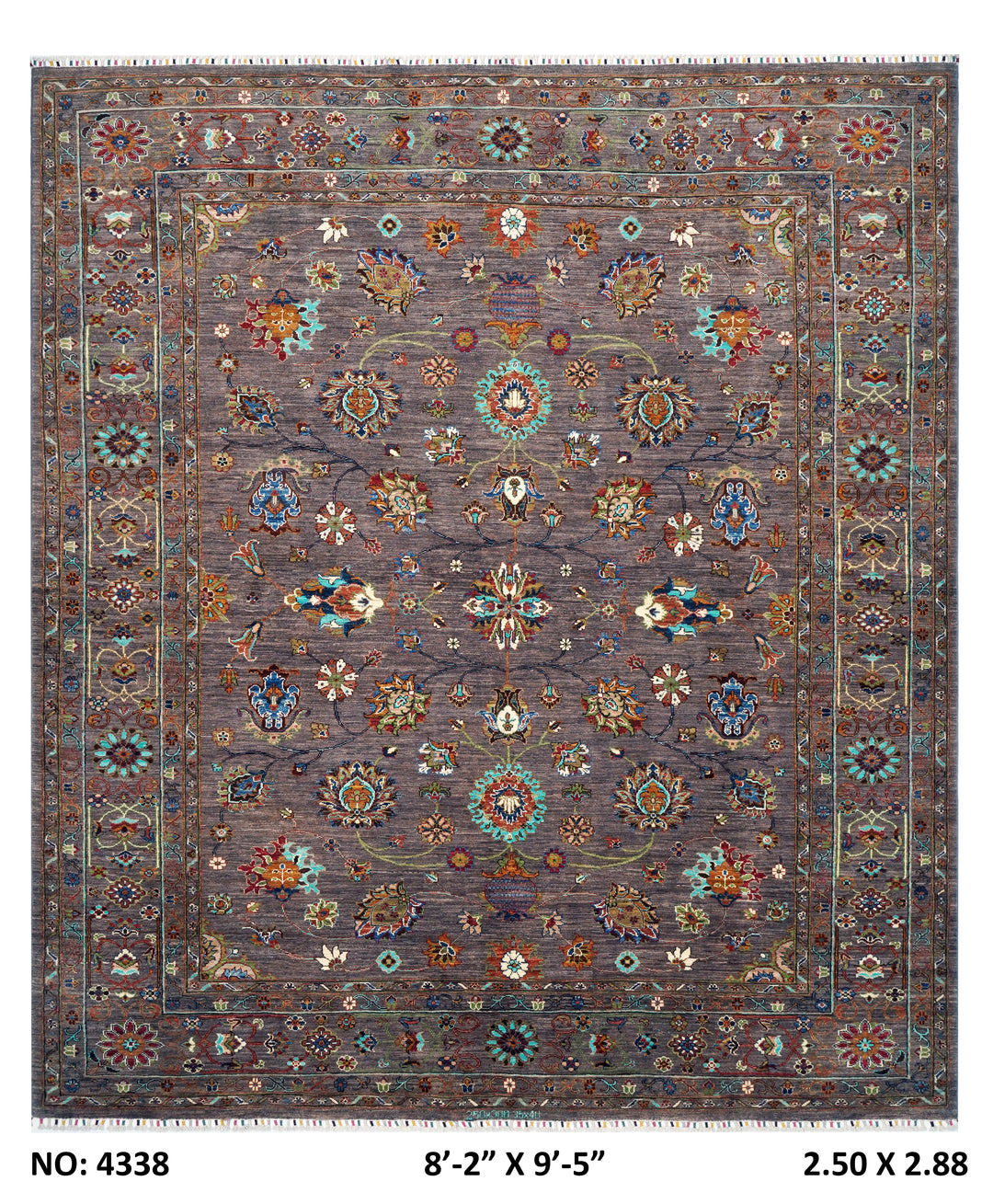 Khurjin Handmade Rug 8.2X9.5 FT