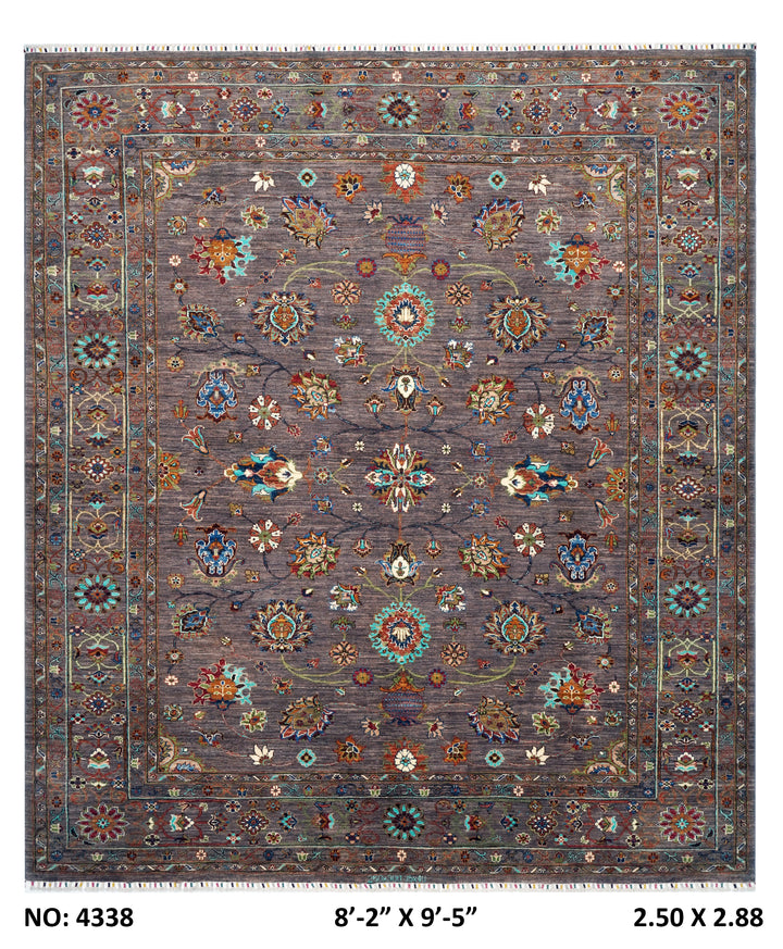 Khurjin Handmade Rug 8.2X9.5 FT