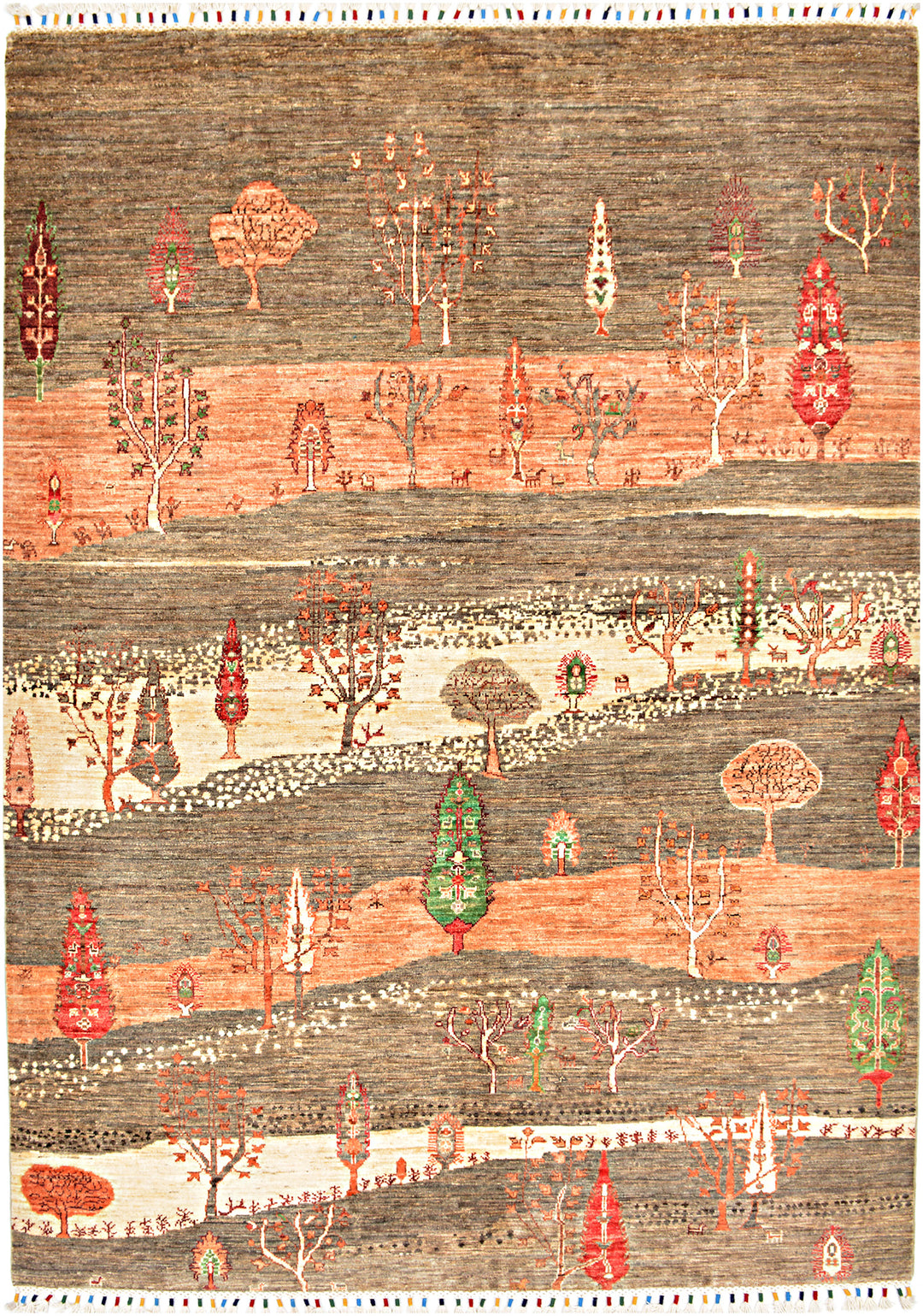 Khurjin Handmade Rug 5x8 FT