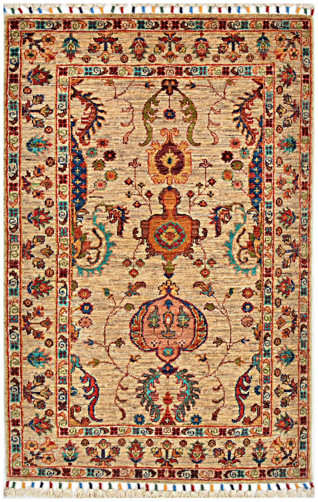 Khurjin Handmade Rug 4X6 FT