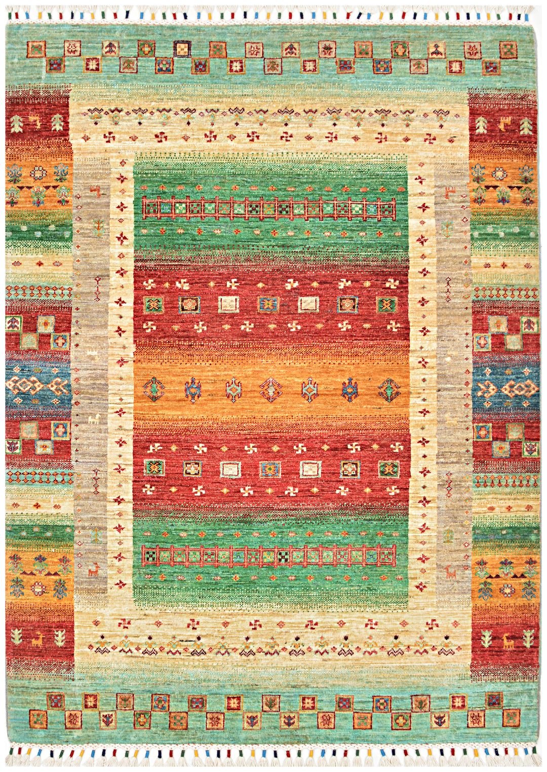 Khurjin Handmade Rug 4X6 FT