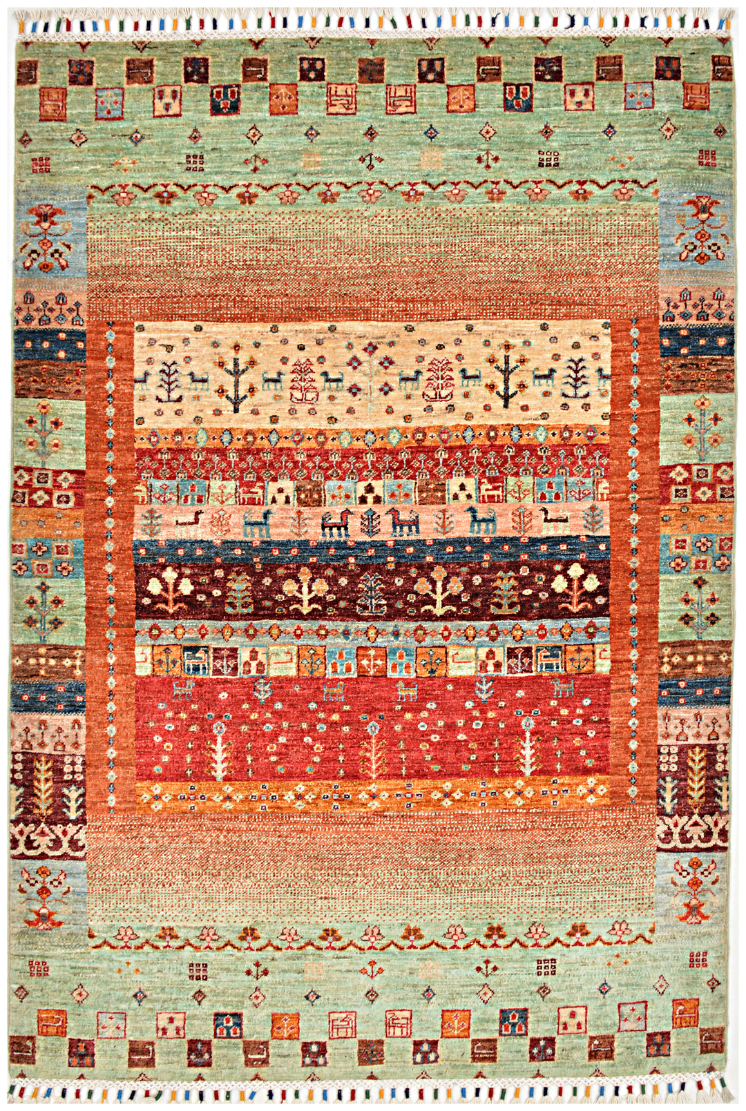 Khurjin Handmade Rug 4X6 FT