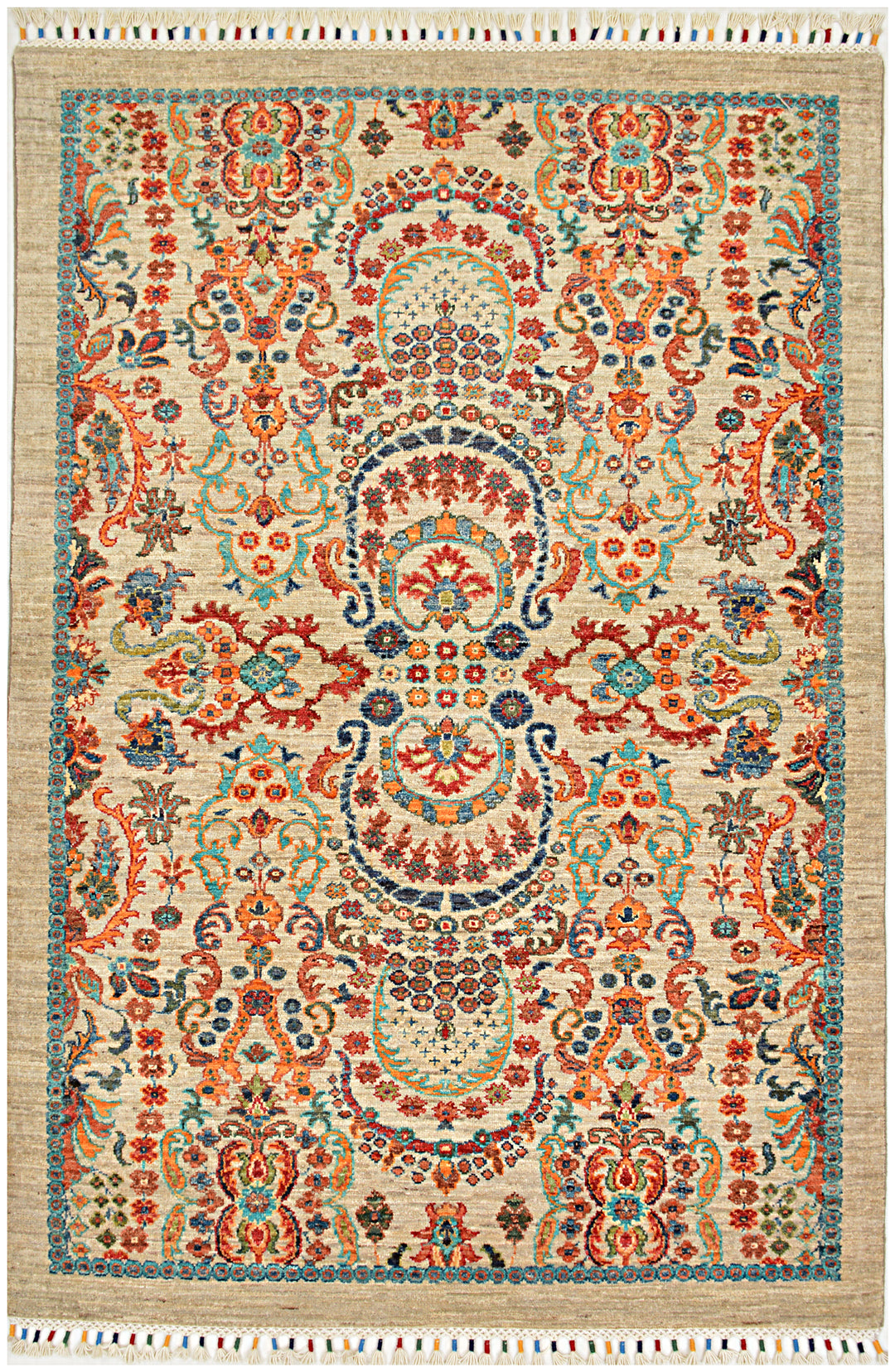 Khurjin Handmade Rug 4X6 FT