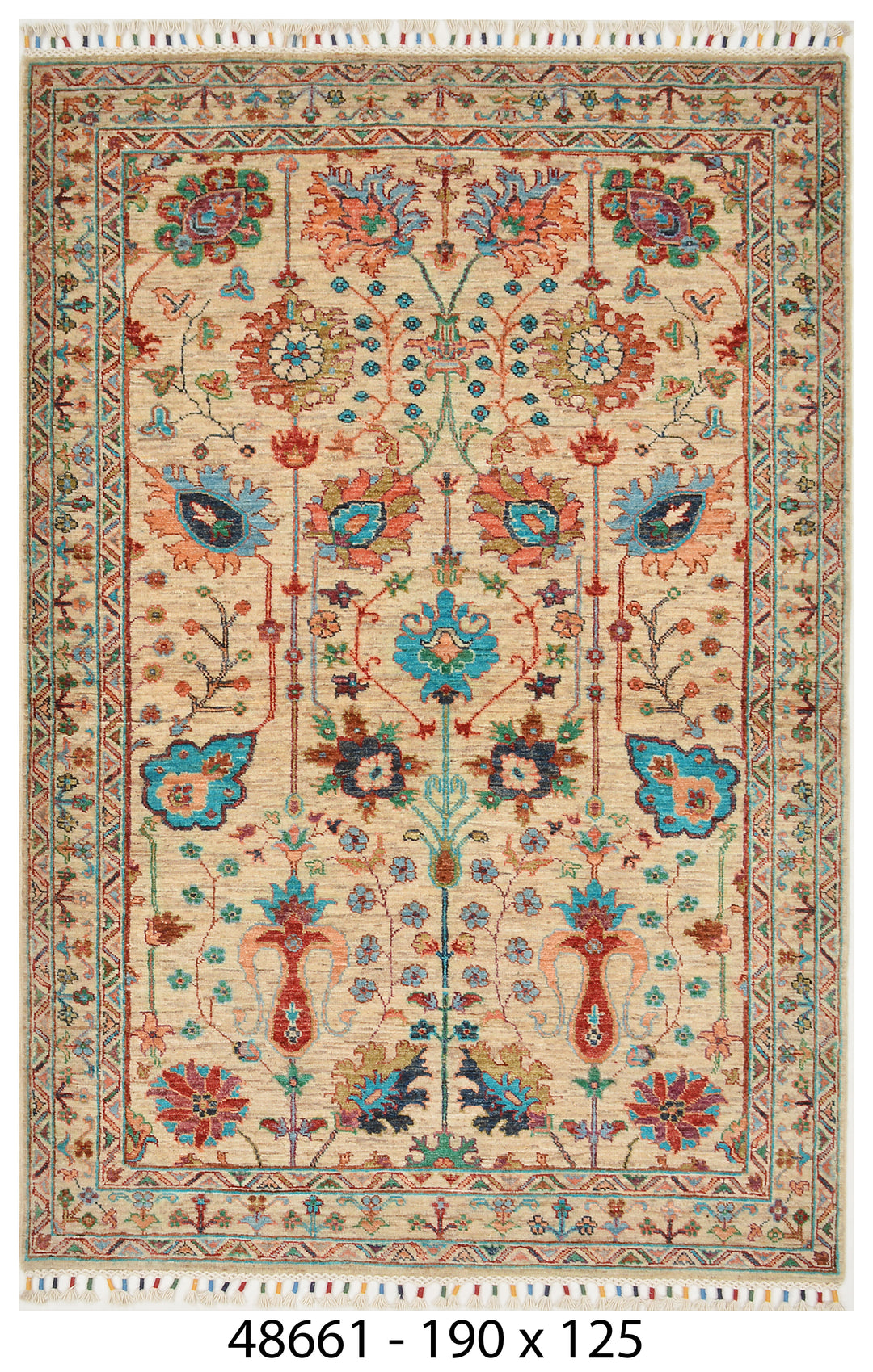 Khurjin Handmade Rug 4X6 FT