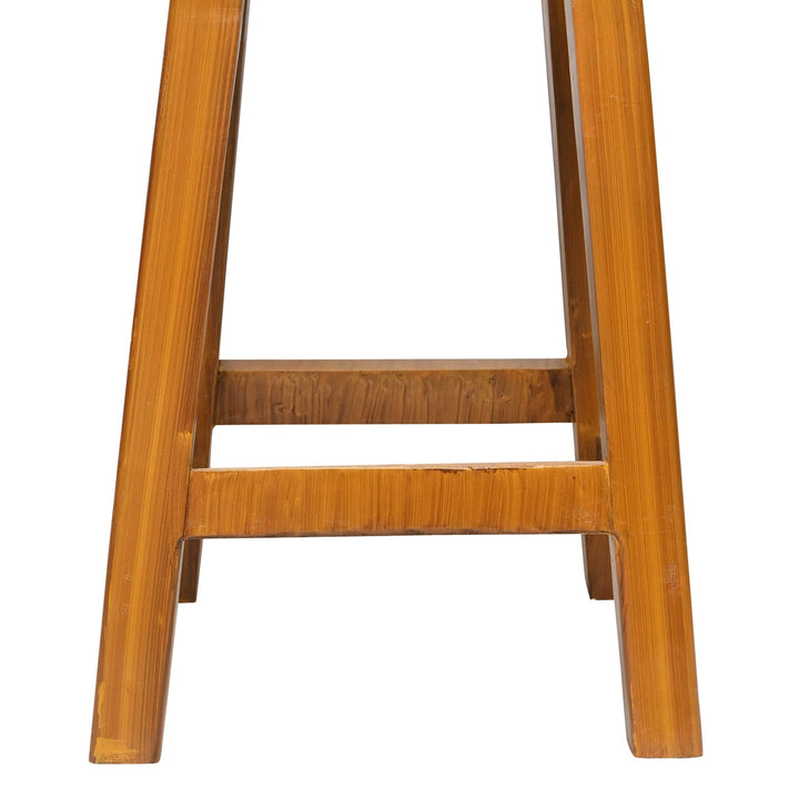 Natural Cowhide Ottoman Bar Stool