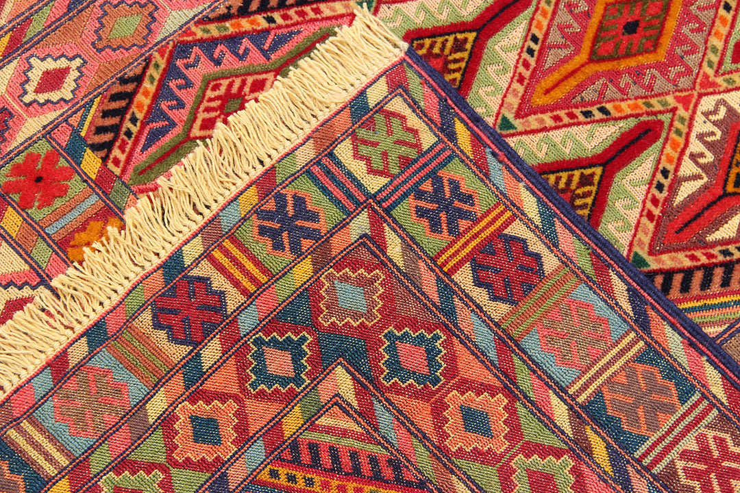 Biljik Daizangi handmade killim Rug 5.5x4.2 Ft