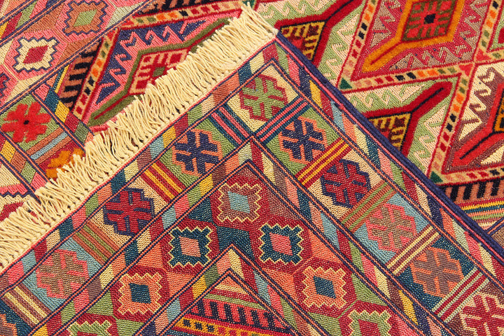 Biljik Daizangi handmade killim Rug 5.5x4.2 Ft