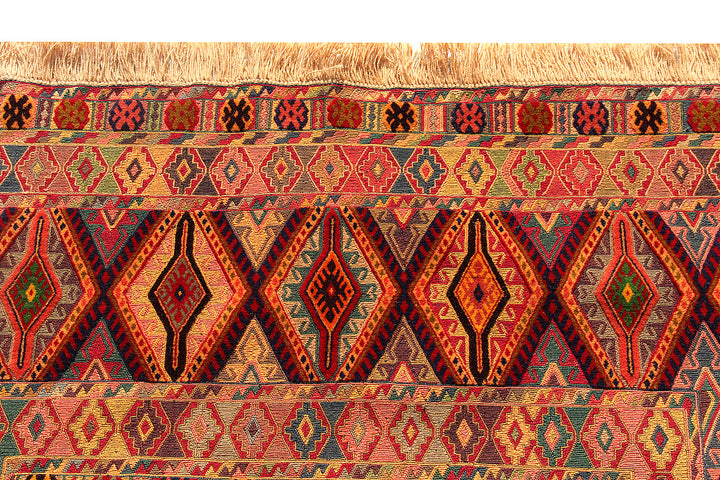 Biljik Daizangi handmade killim Rug 6.4x4.11 Ft