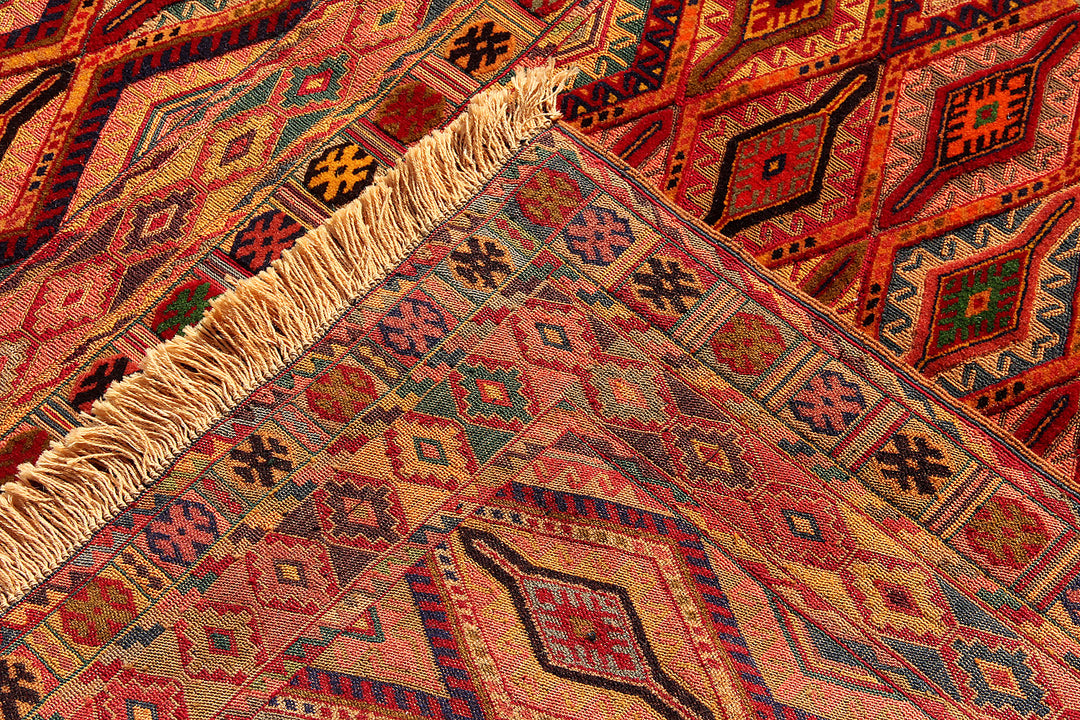 Biljik Daizangi handmade killim Rug 6.4x4.11 Ft
