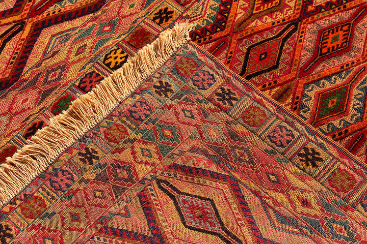 Biljik Daizangi handmade killim Rug 6.4x4.11 Ft