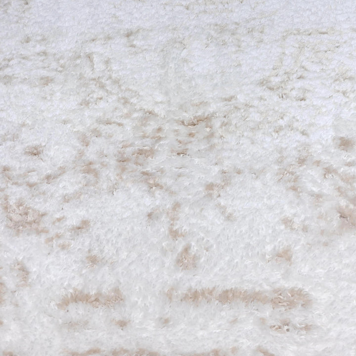 Ivory & Beige Floral Turkish Rug 5X8 ft