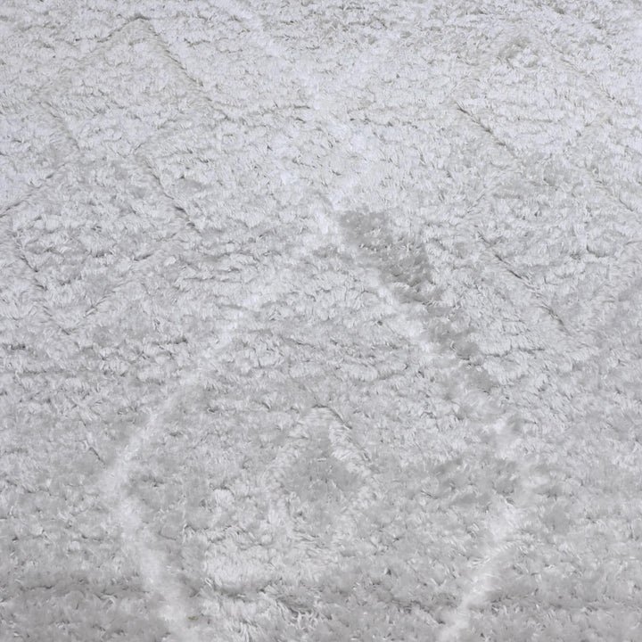 Grey & Silver Floral Turkish Rug 5X8 ft