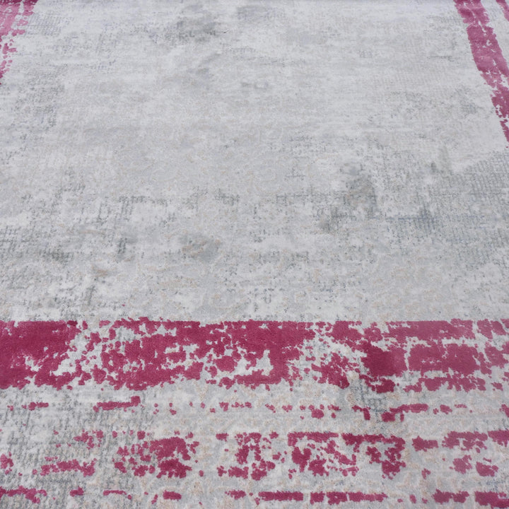 Grey Rose Turkish Rug 5X8 ft