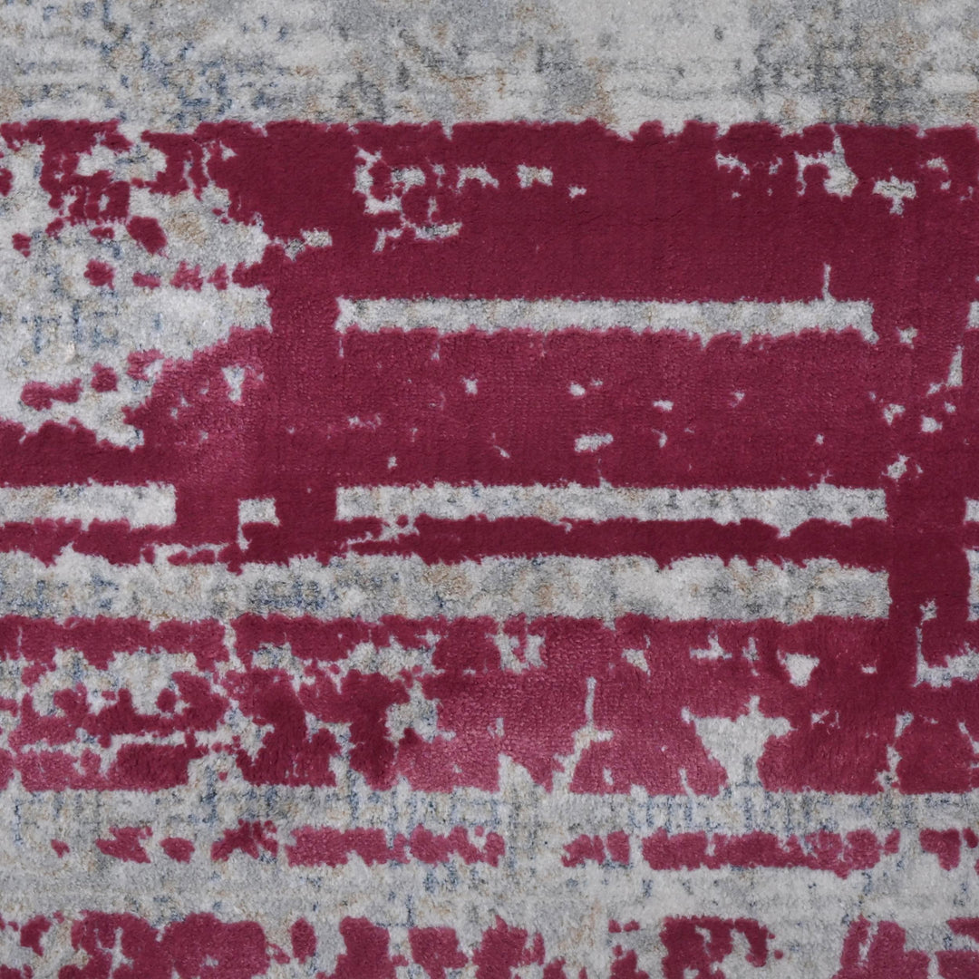 Grey Rose Turkish Rug 5X8 ft