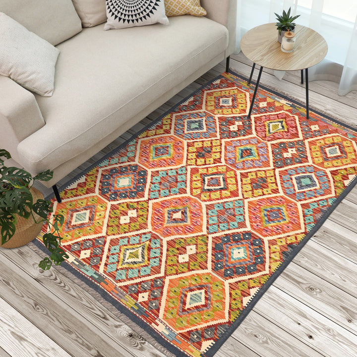 Afghani Kilim - 4x6 Ft